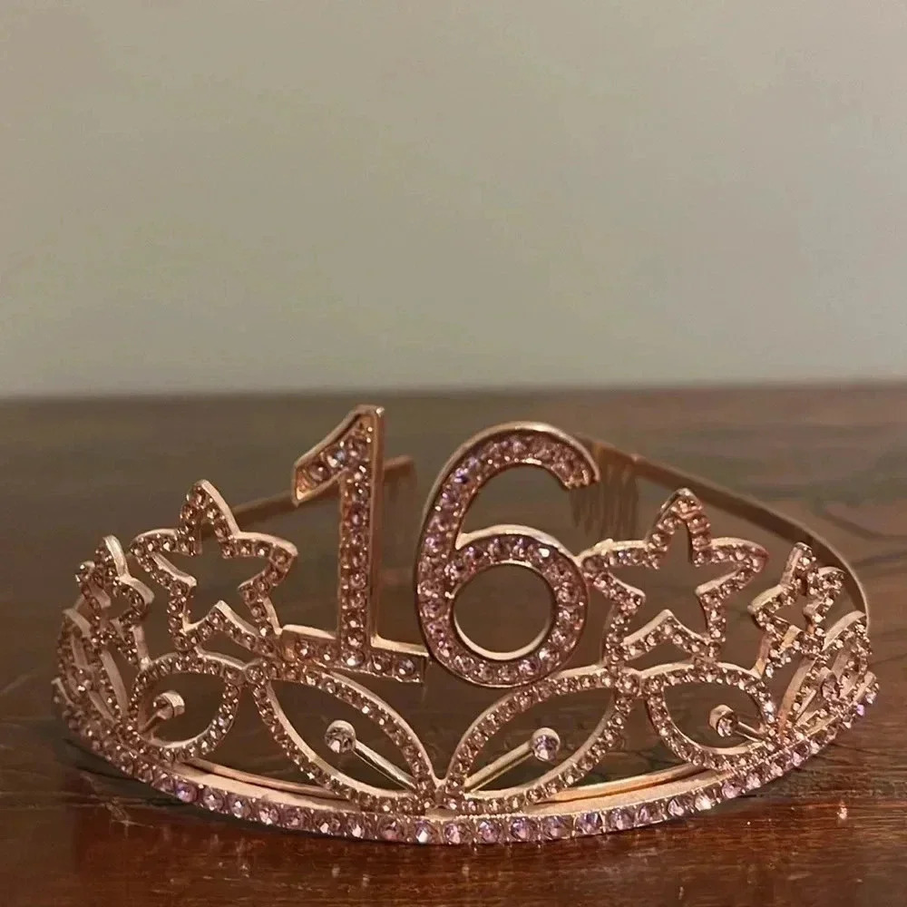 Sweet 16 Rose Gold Tiara
